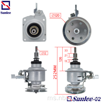 Mesin basuh Klac poros panjang Double ratchet